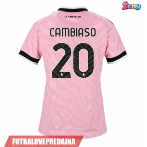 Lacne Ženy Futbalové dres Juventus Andrea Cambiaso #20 2026-27 Krátky Rukáv - Preč